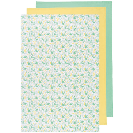 Meadowlark Floursack Dishtowels Set of 3