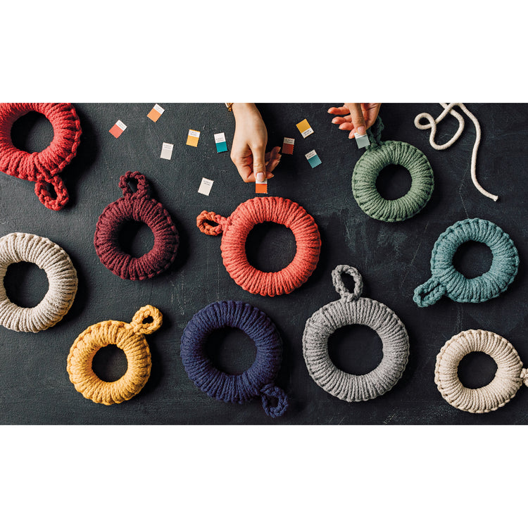 Chili Red Orb Trivets Set of 2