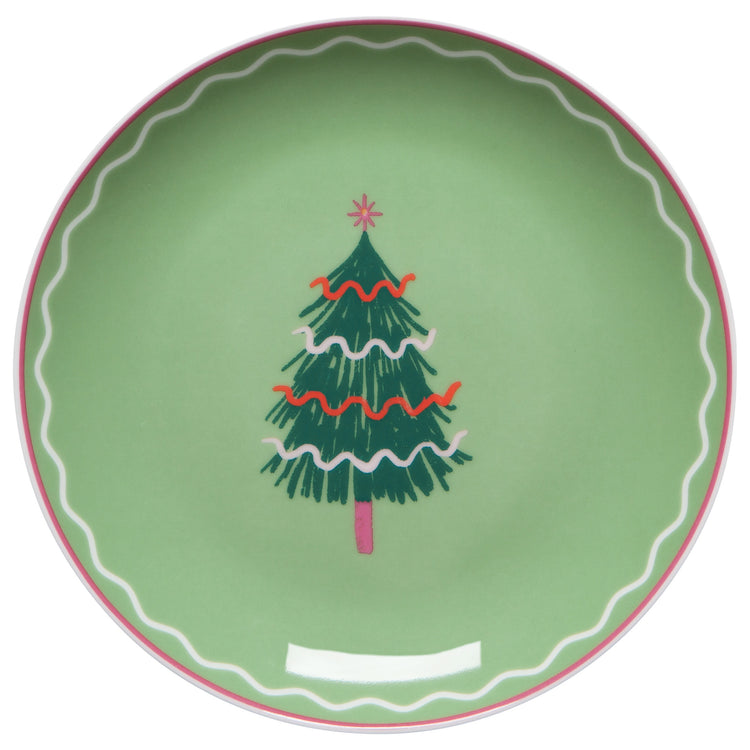 Glitzmas Appetizer Plates Set of 4