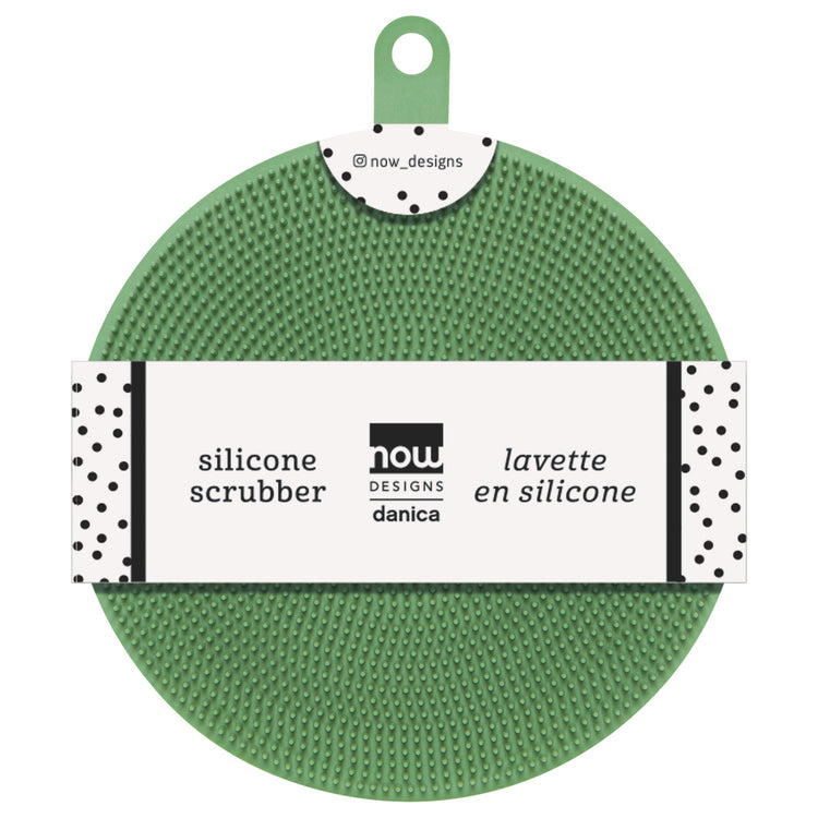 Scrub Bub Aloe Green Silicone Scrubber