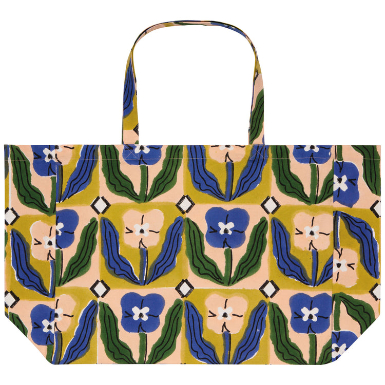 Teppi Block Print Tote Bag