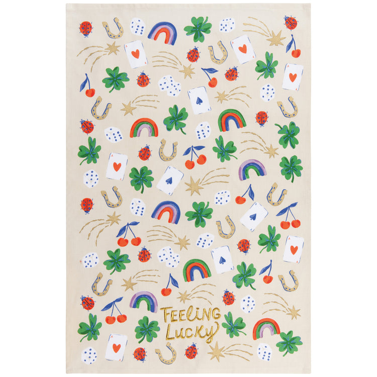 Feeling Lucky Dishtowel