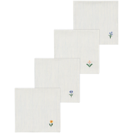 Hand Picked Napkins Set of 4 Assorted