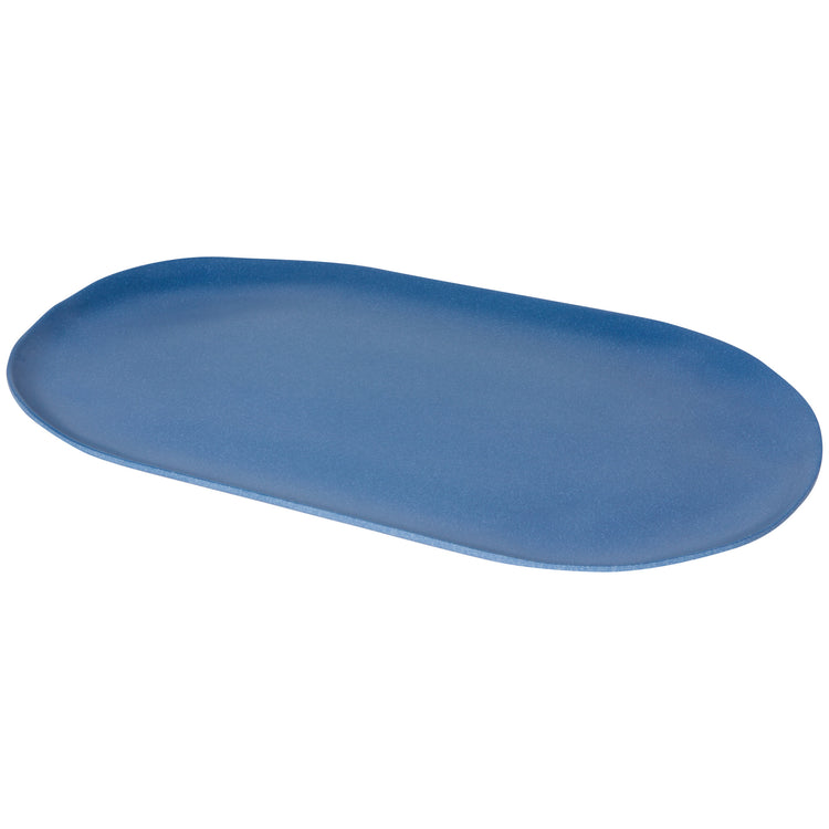 Fresco Melamine Platter - Marine Blue