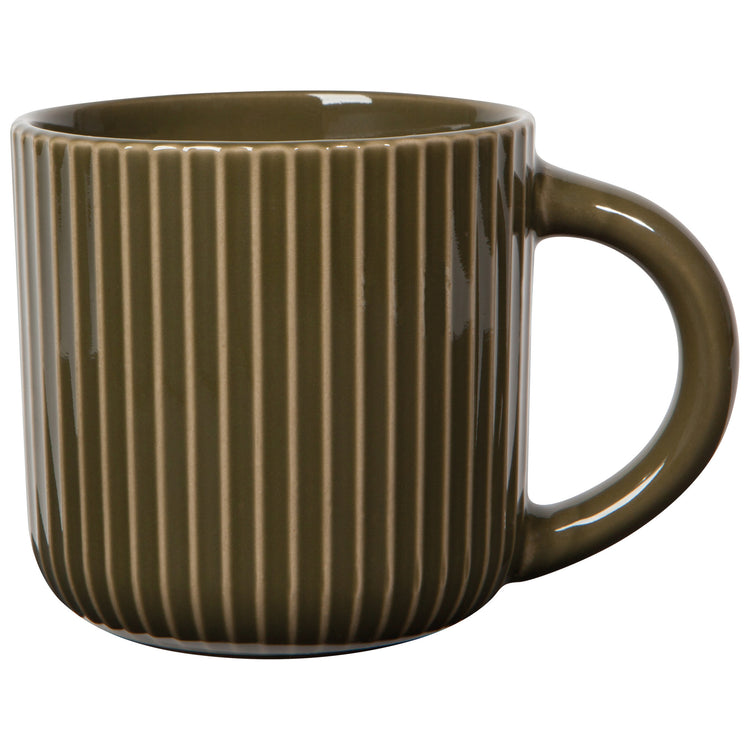 Fluted Mug - Olive Branch