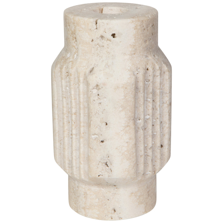 Altis Travertine Candle Holder 5 inch
