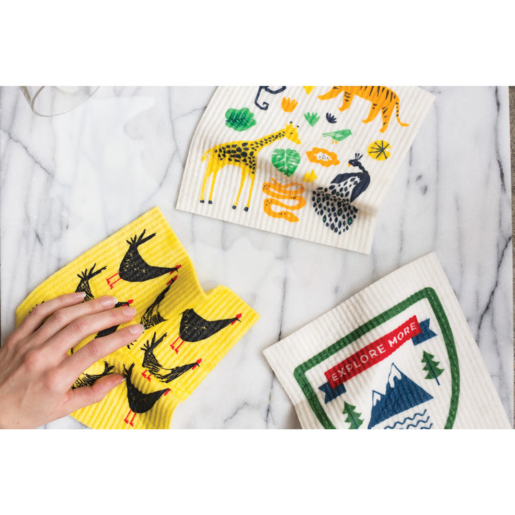 Chicken Scratch Swedish Dishcloth