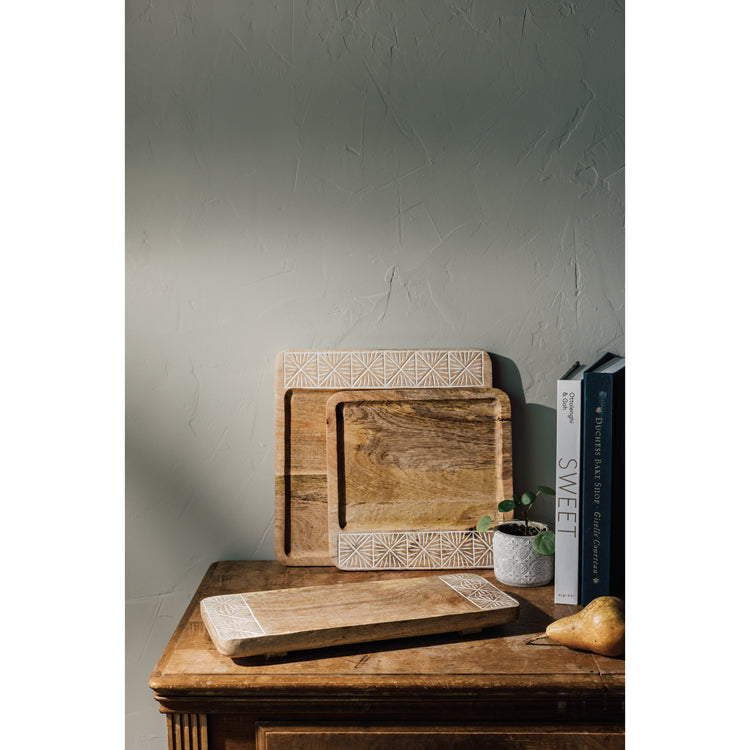 Nosh Mango Wood Plate 12 inch