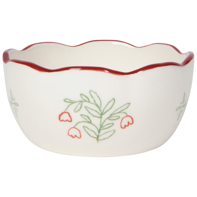 Camellia Stoneware Nesting Bowls Set of 4 Assorted