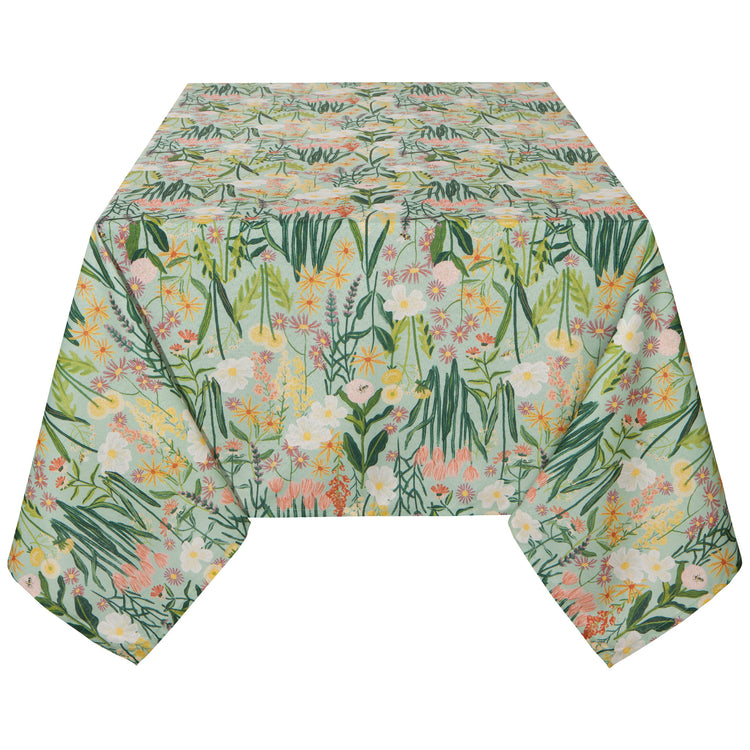 Bees & Blooms Clean Coast Tablecloth 60 x 90 inches