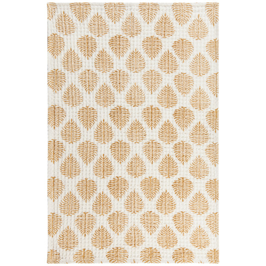 Arbor Block Print Waffle Dishtowel