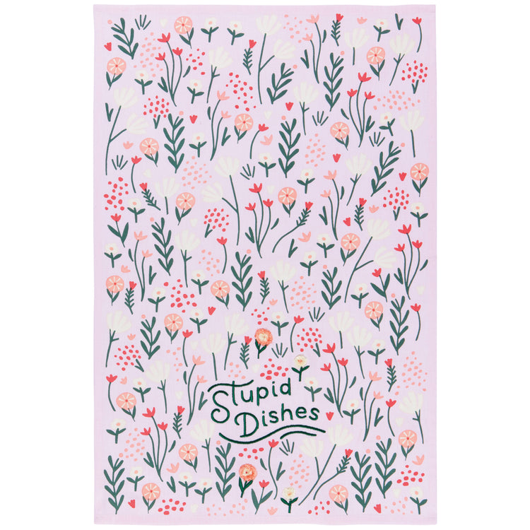 Stupid Dishes Dishtowel
