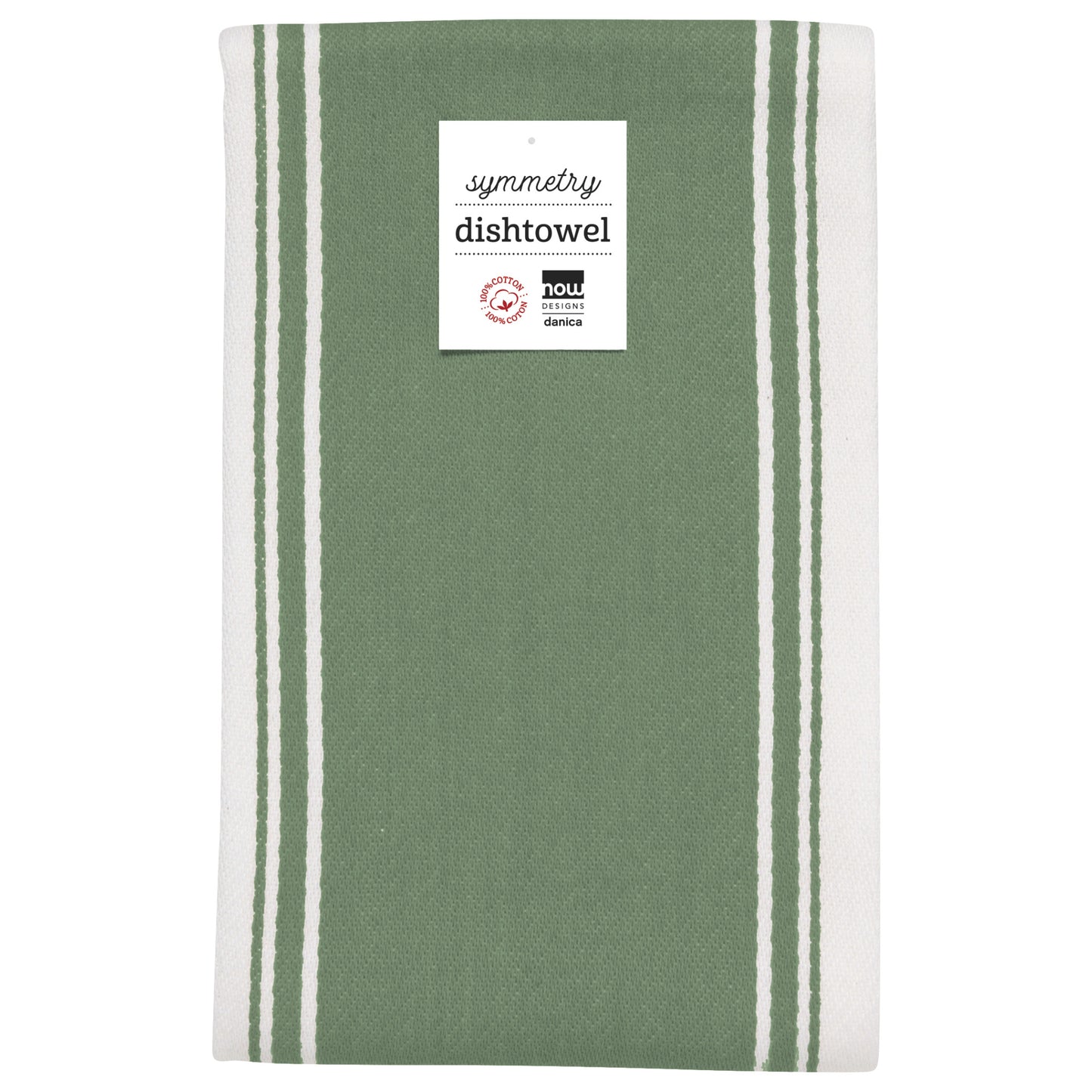 Symmetry Elm Green Dishtowel