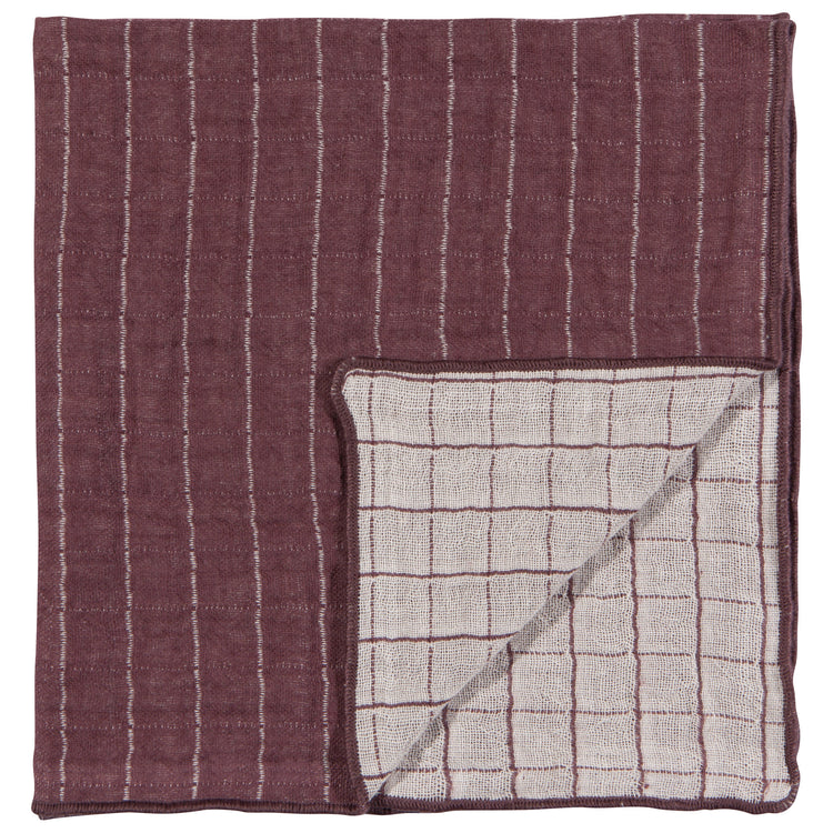 Ash Plum Double Weave Set of 4