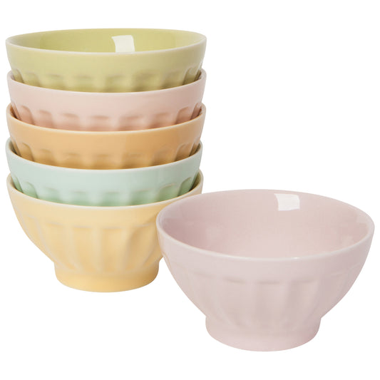 Flora Sundae Bar Pinch Bowls Set of 6