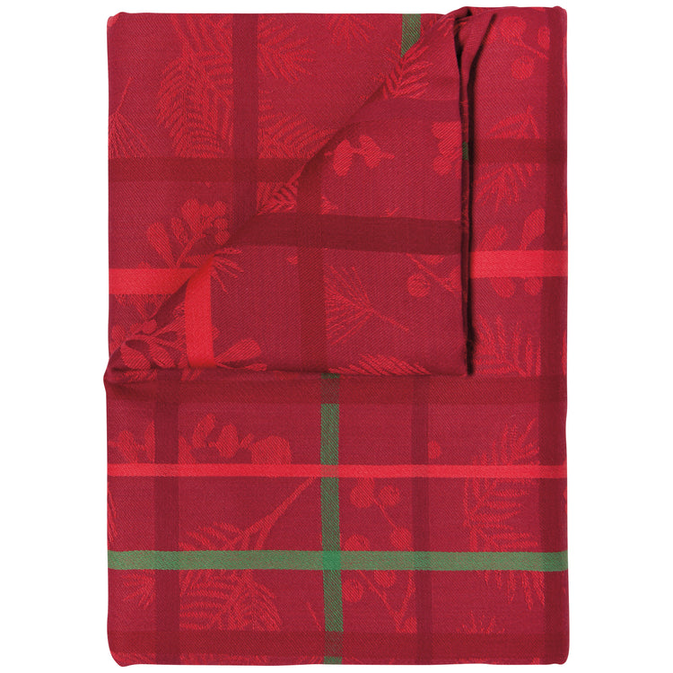 Winterberry Jacquard Tablecloth 60 x 90 Inches