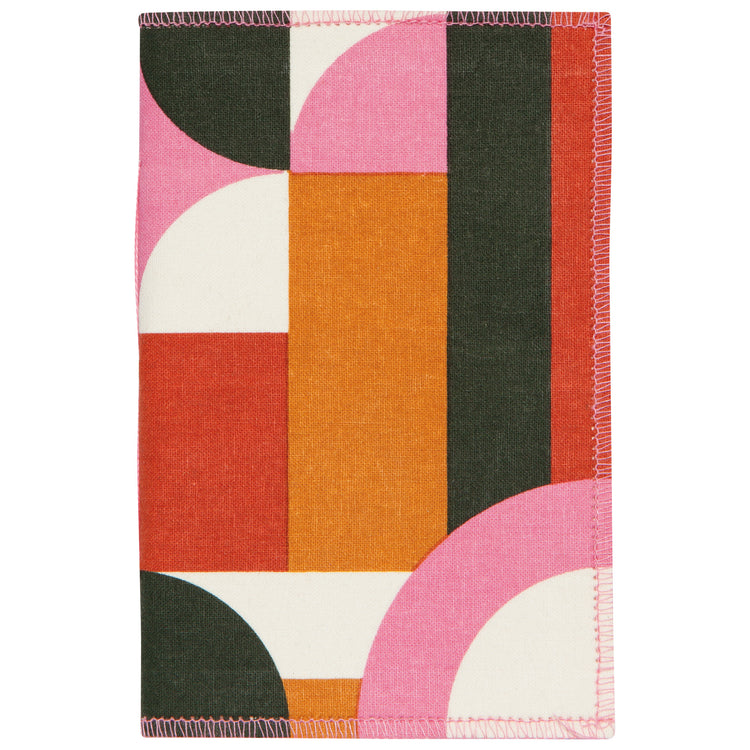 Prism Printed Fabric Cover Notebook