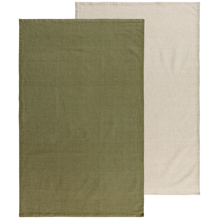 Olive Branch Dash Hand Towels Set of 2