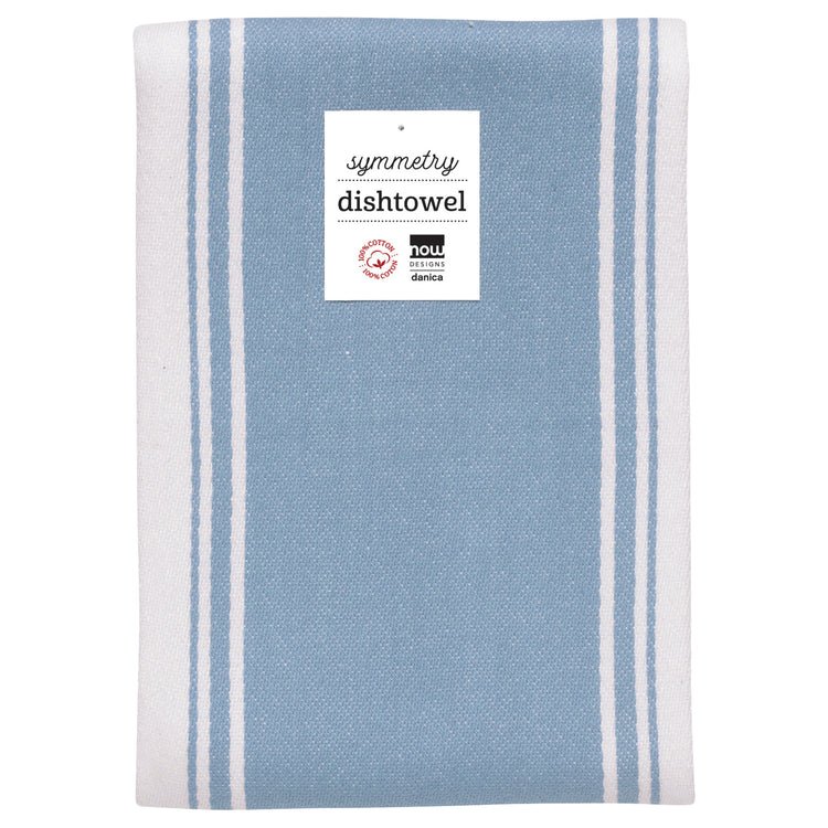 Slate Blue Symmetry Dishtowel