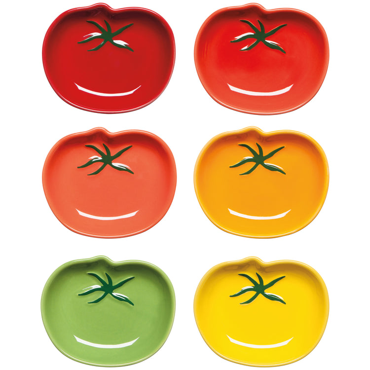 Heirloom Tomatoes Pinch Bowls Set of 6 Assorted