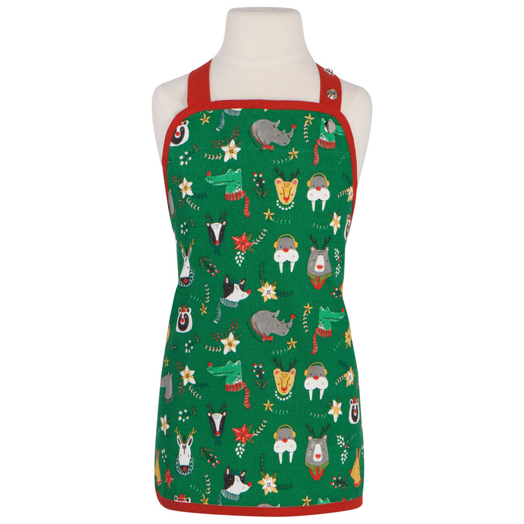 Rudolph Imposter Christmas Kid's Apron