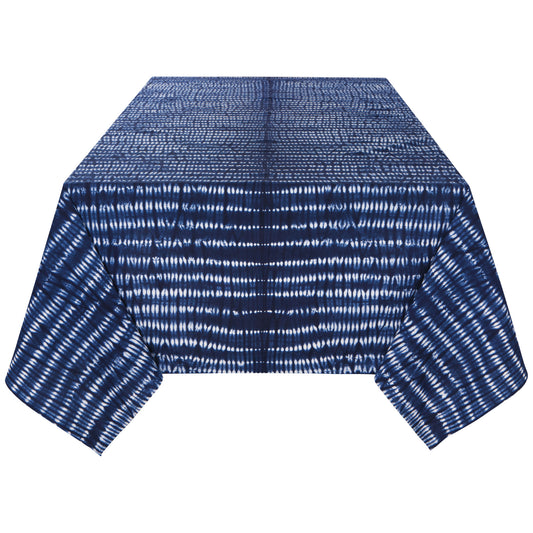 Tidal Block Print Tablecloth 90 x 60 inches