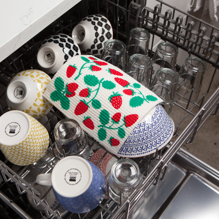 Strawberries Swedish Dishcloth