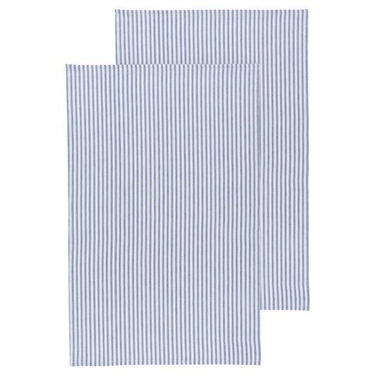 Glass Royal Blue Dishtowels Set of 2