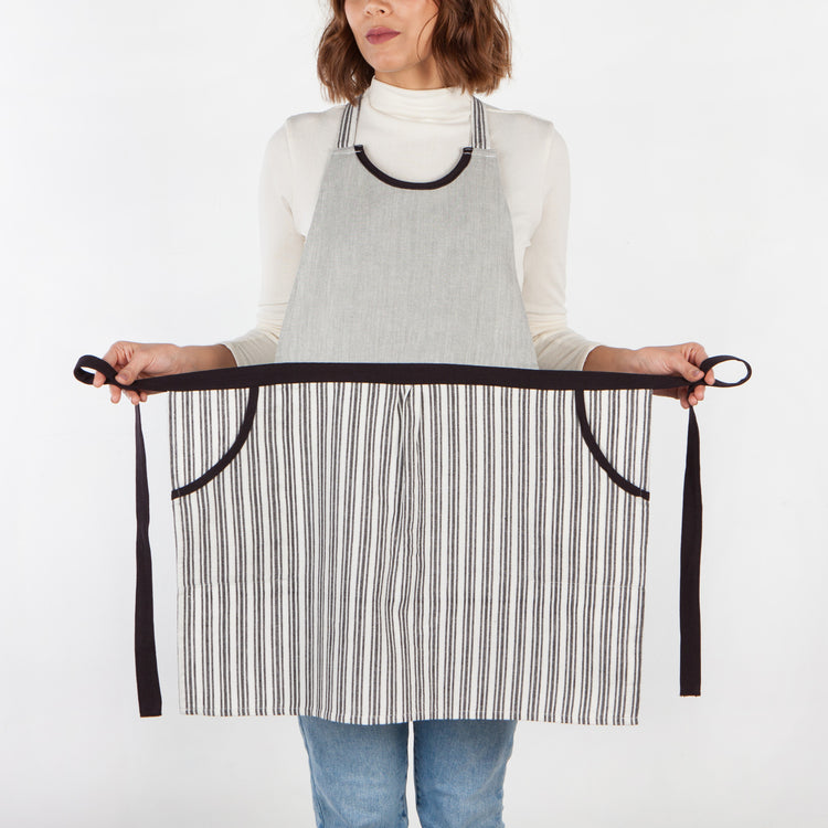 Ticking Stripe Petite Apron