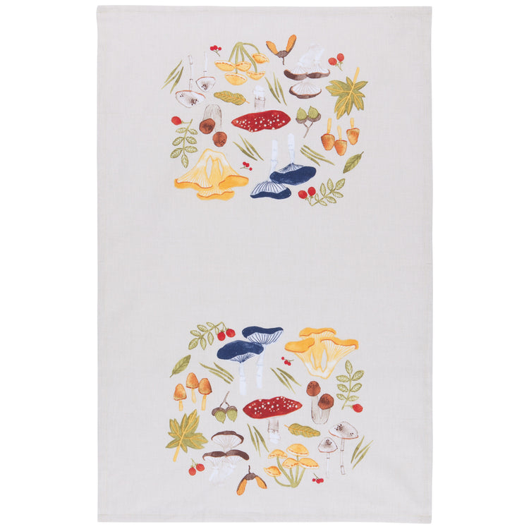 Field Mushrooms Dishtowel