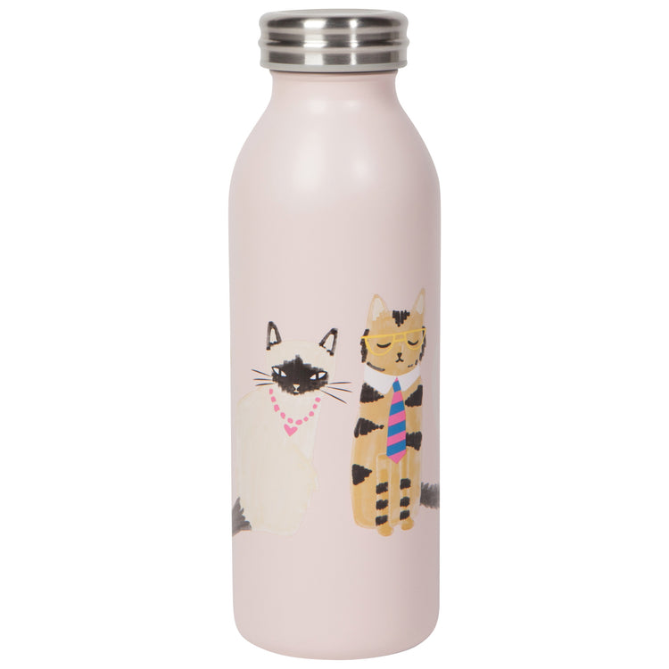 Feline Fine Meander Water Bottle