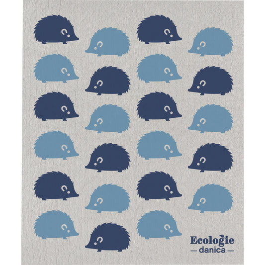 Happy Hedgehog Swedish Sponge Cloth