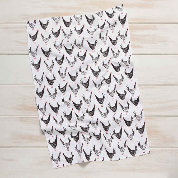 Chicken Scratch Dishtowel