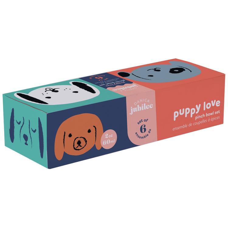 Puppy Love Pinch Bowls Set of 6
