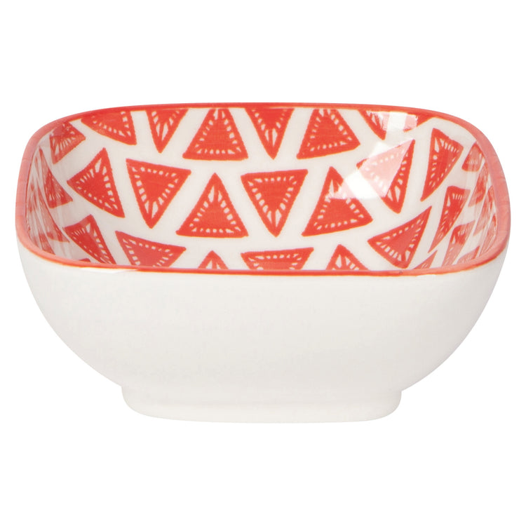 Mix and Prep Stamped Square Pinch Bowls Set of 4