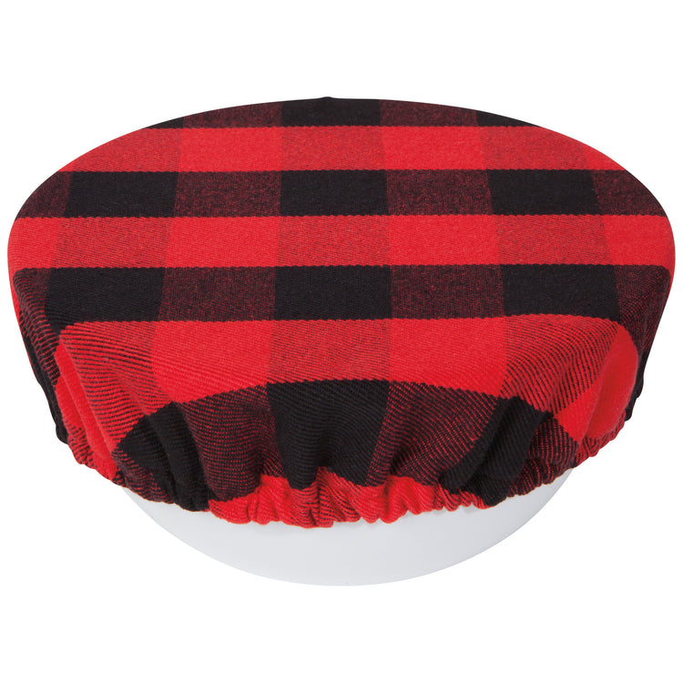 Red Buffalo Check Bowl Covers Set of 2