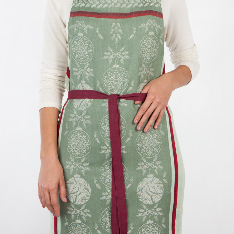 Good Tidings Christmas Jacquard Apron