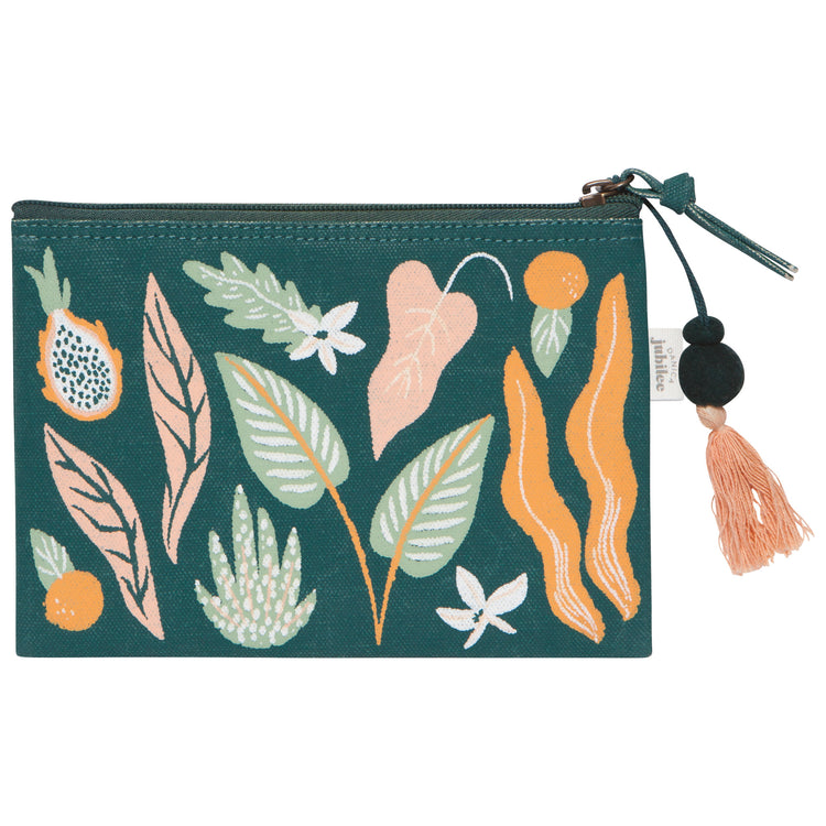Paradise Foliage Zipper Pouches Set of 2