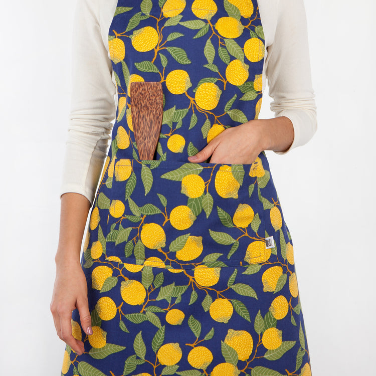 Lemons Cotton Chef's Apron