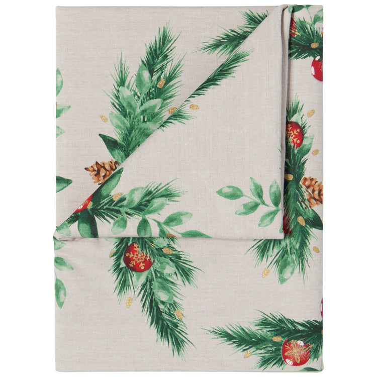 Deck The Halls Tablecloth 120 X 60 Inches