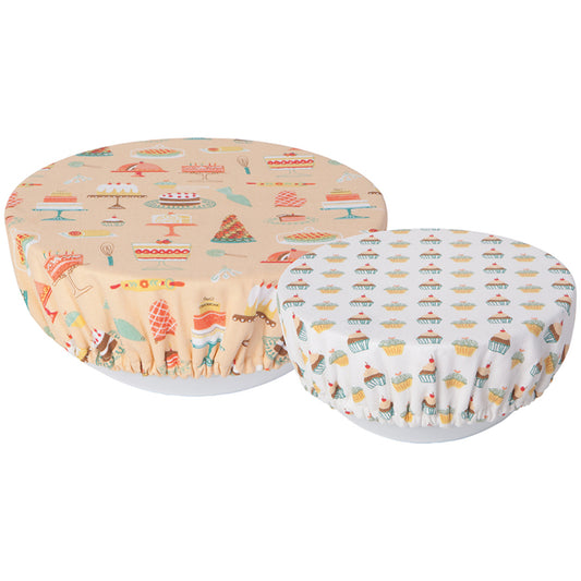 Cake Walk Bowl Covers Set of 2