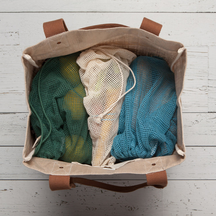 Le Marche Pine Produce Bags Set of 3