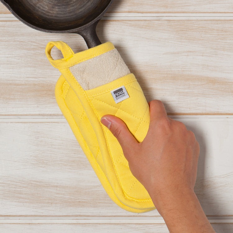 Superior Lemon Yellow Pocket Potholder