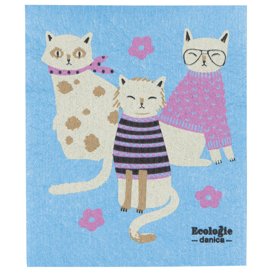 Feline Fine Swedish Sponge Cloth