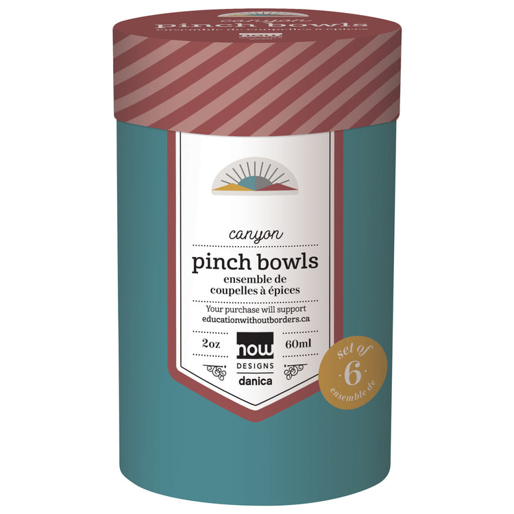 Canyon Pinch Bowls Set of 6