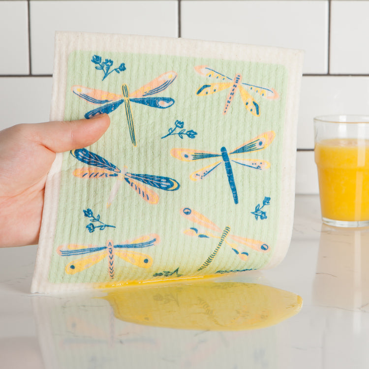 Dragonfly Swedish Dishcloth