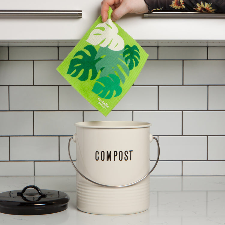 Monstera Swedish Sponge Cloth