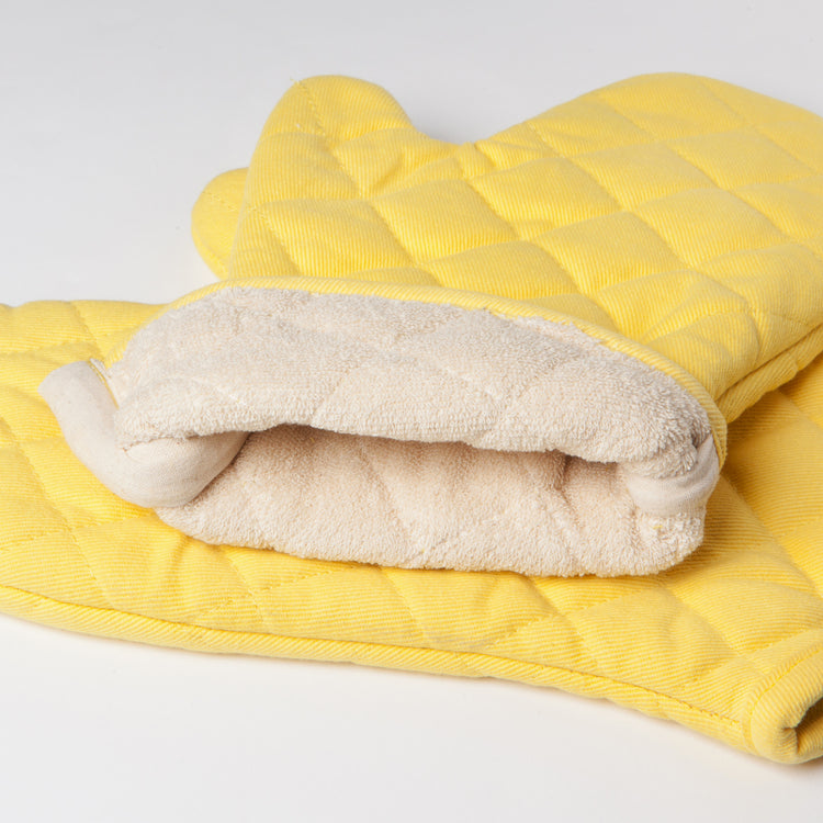 Superior Lemon Yellow Oven Mitt