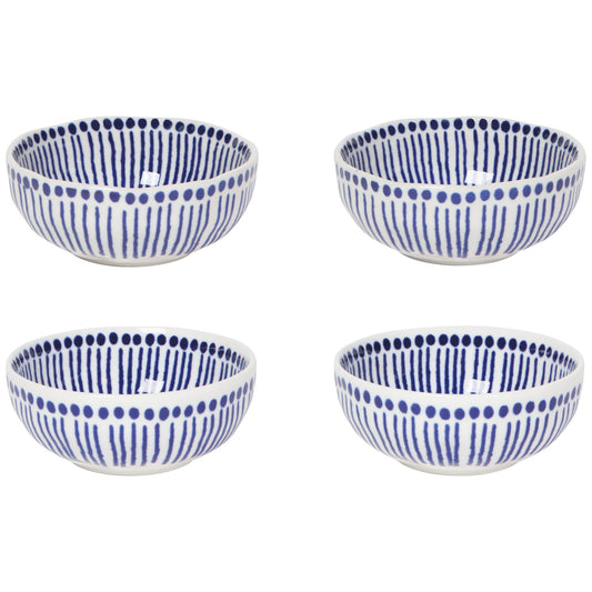 Sprout Stamped Pinch Bowls Set of 4
