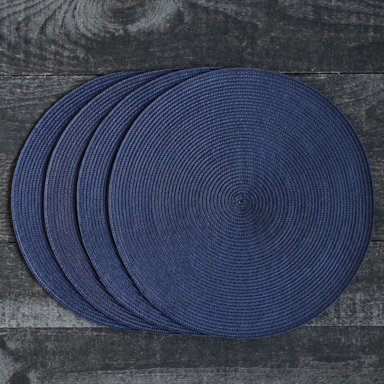 Disko Indigo Round Placemat